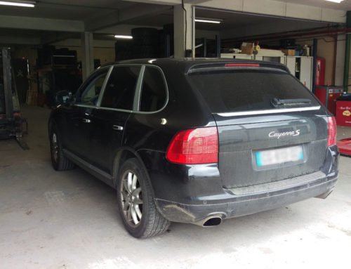 Changement de pneu sur Porsche Cayenne